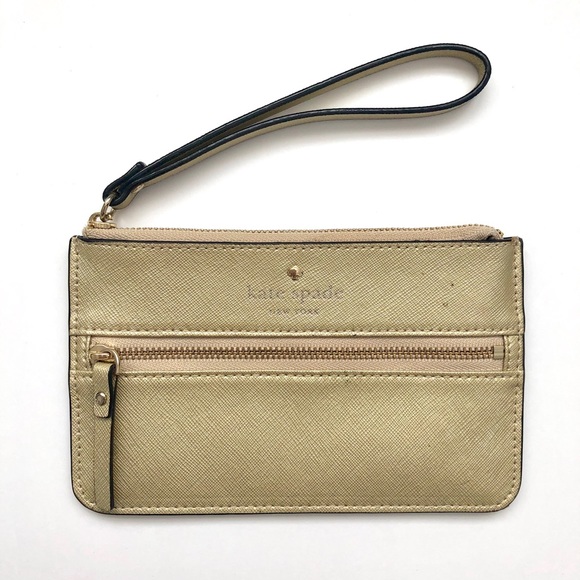 kate spade Handbags - Kate Spade gold wristlet